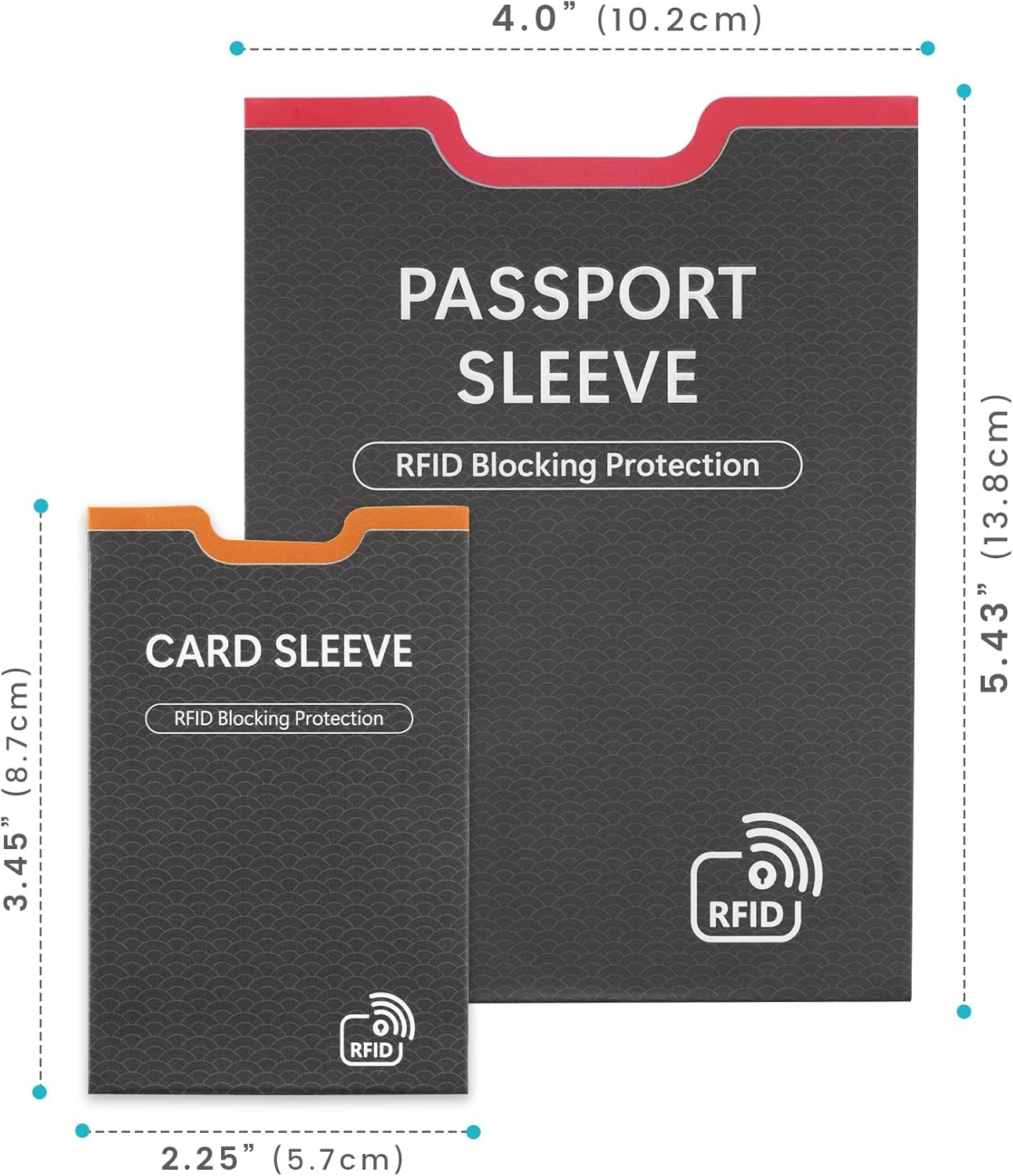 7 RFID Blocking Sleeves And 4 Passport Covers Protect Your Cards And Passport From Electronic Theft