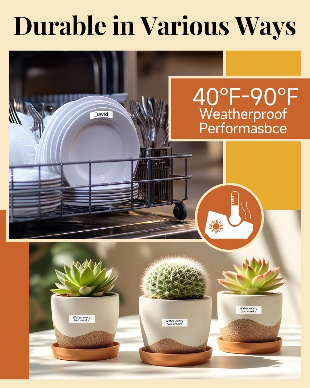 Phomemo A30 Label Laker Machine with Tape, Mini Bluetooth Portabel Color Text Label Printer, Smart Thermal Transfer Printing Sticker Printer for Christmas Decorations Home Office Small Business School