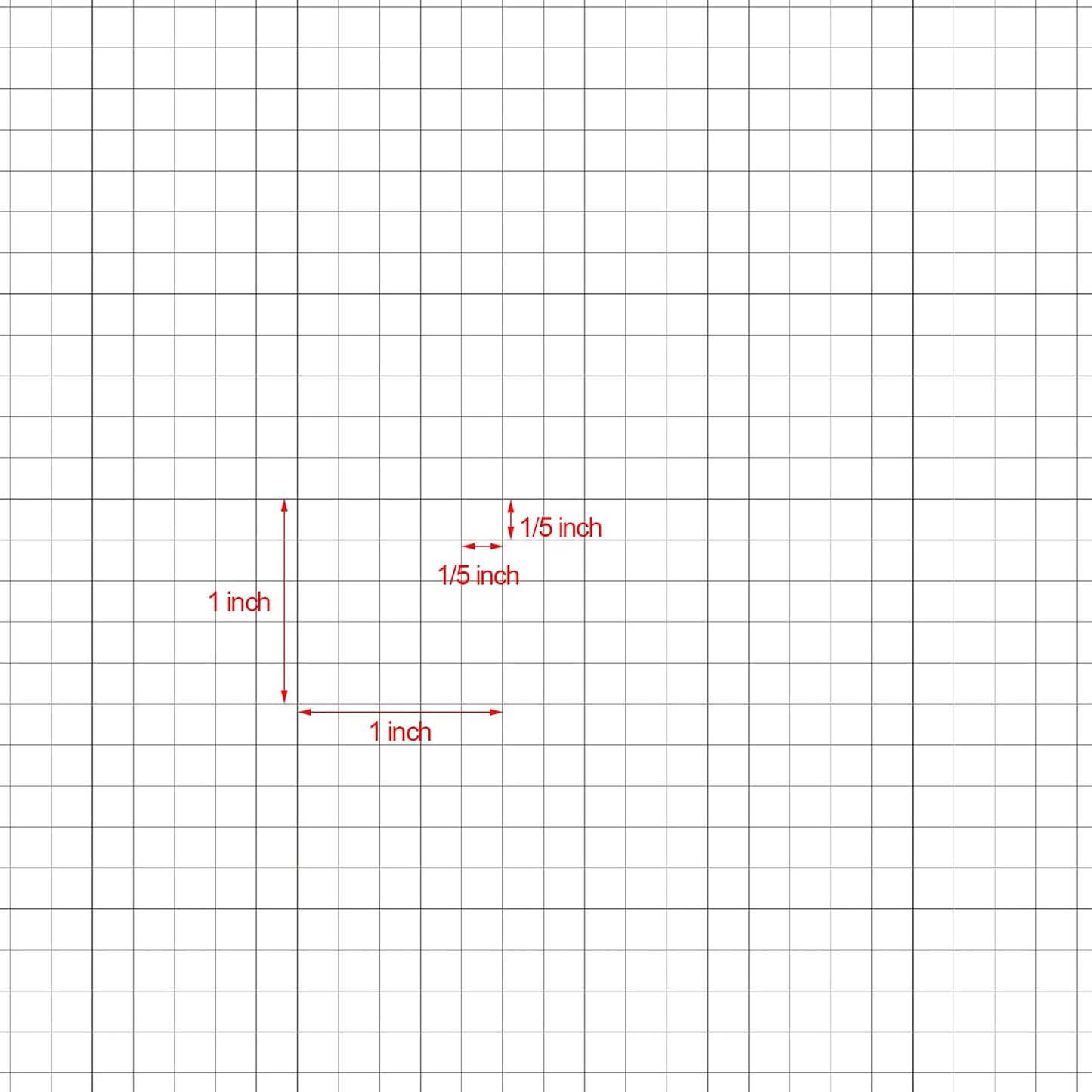 25 Sheet Graph Paper Pad 24" x 36" Large Graph 1" and 1/5" Ruled Grid Paper for Engineer Architect Designer Mathematician Draftsmen Sketch House Commercial Building Drafting (Bright White)
