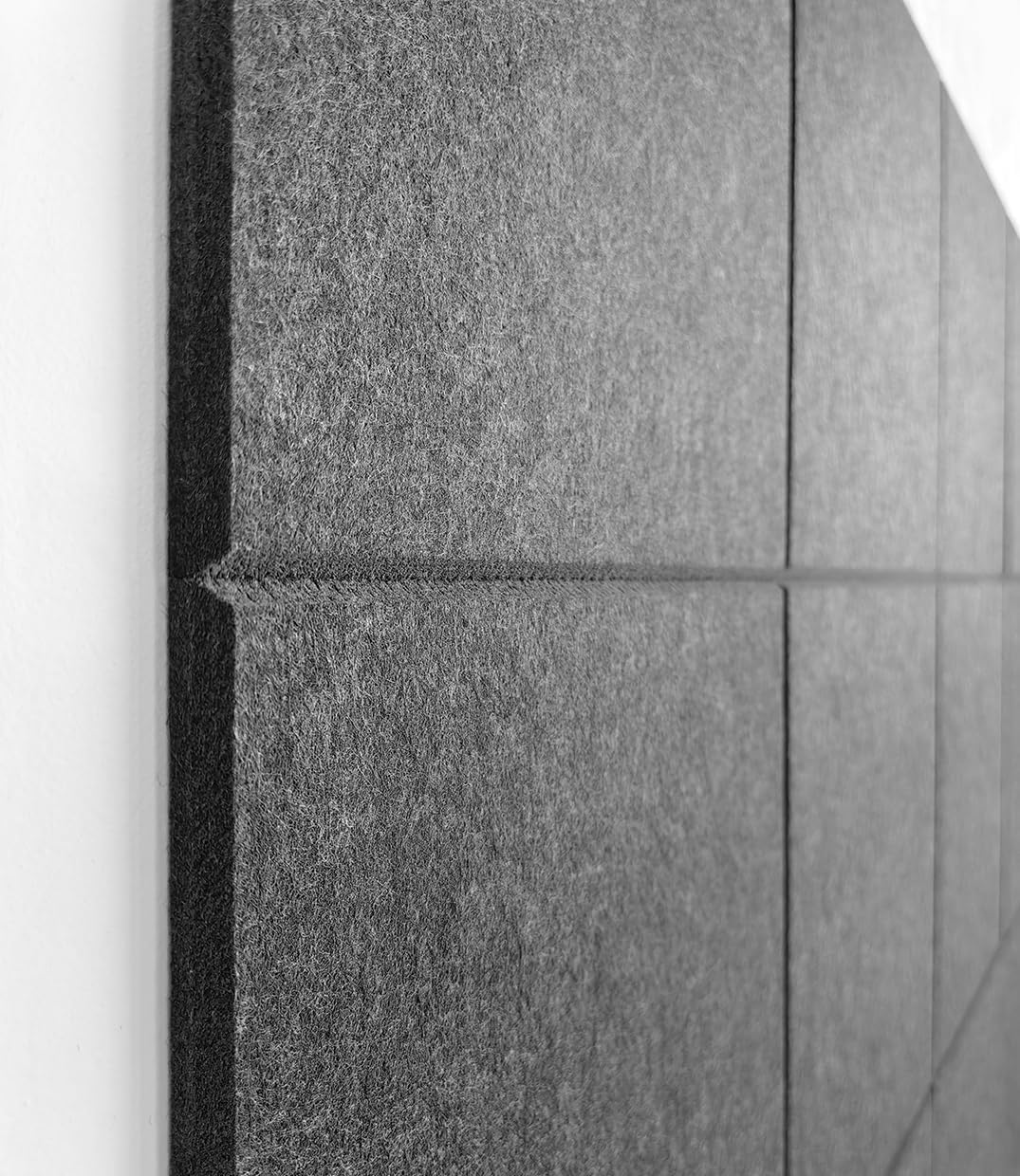 Large Cork Board Alternative - 12-Pack Felt Wall Tiles with Safe Removable Adhesive Tabs, Cork Wall Tiles Bulletin Board Home Office Essentials -