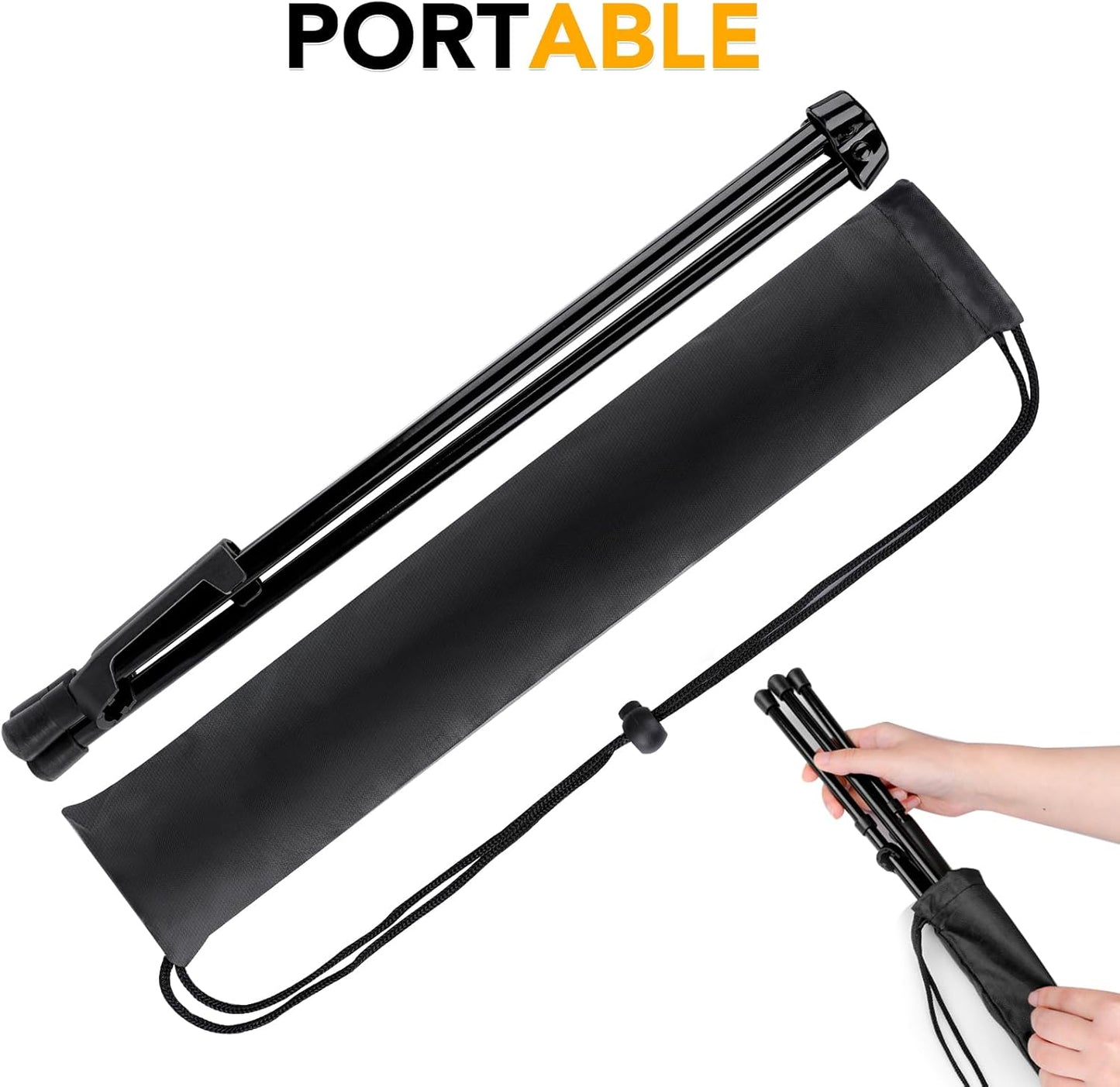 AROIC 24 Pack 14'' Tabletop Easels, Black Steel Table Top Easels for Display, Adjustable Portable Table Top Easel for Paintings, Signs, Posters,Frame Pictures(with 24 Bags)