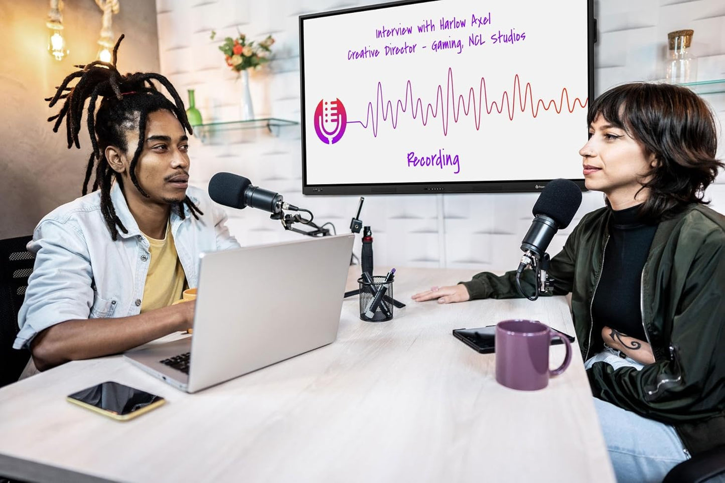 ActivPanel LX 65" Digital Whiteboard for Office or Classroom, 4K UHD, Interactive Display, OS Flexible Device, Panel & Wall Mount Included, Bundled 4GB Android OPS, 3 Year Onsite Support