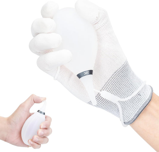 [Upgraded Version] Soft Tip Silicone Camera Dust Blower Lens Air Blower,Camera Lens Cleaner Air Blower for Sensor LCD Keyboards Filters Alcohol Ink Printing,Dust Blower Replace Canned Air-White