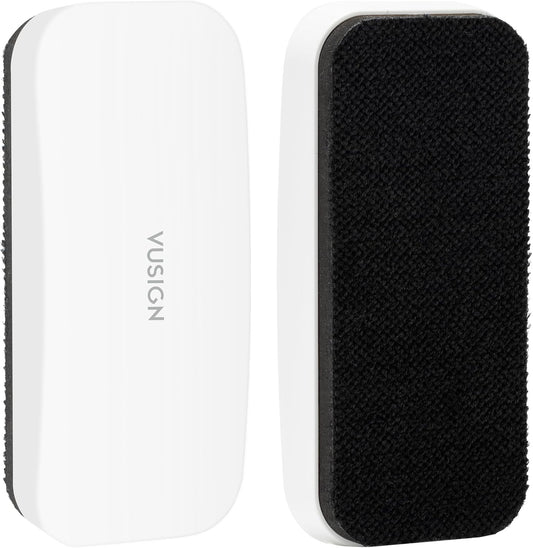 VUSIGN Magnetic Dry Erase Whiteboard Eraser, Glass Board Eraser for Dry Erase Board, Glass Board, Calendar Board, Office, Home,School Supplies, 2 Pack