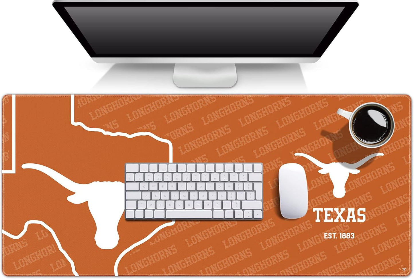 YouTheFan NCAA Texas Longhorns Logo Series Desk Pad