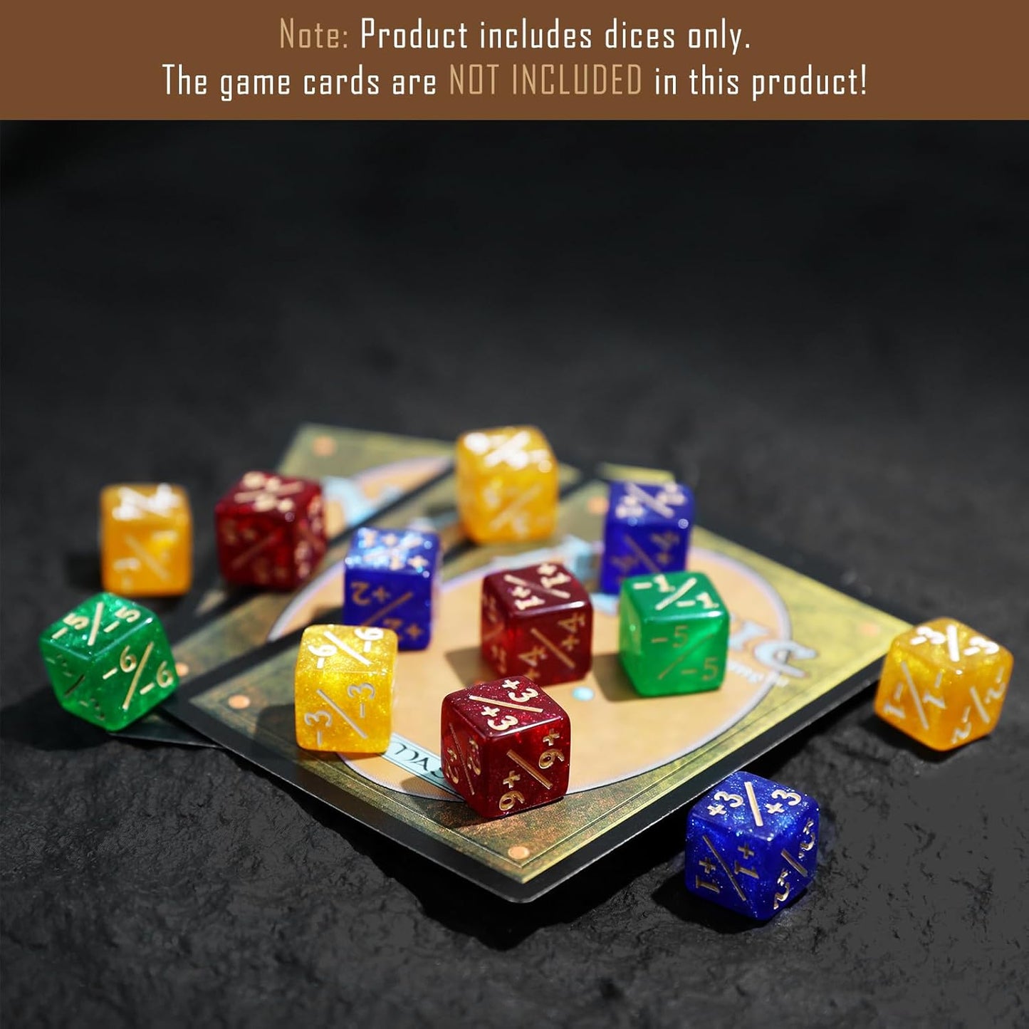 48PCS 12mm Life Counters Dice Set, Small MTG Tokens Loyalty 6 Sided Dice with Box, Compatible MTG Magic Card Game Accessories