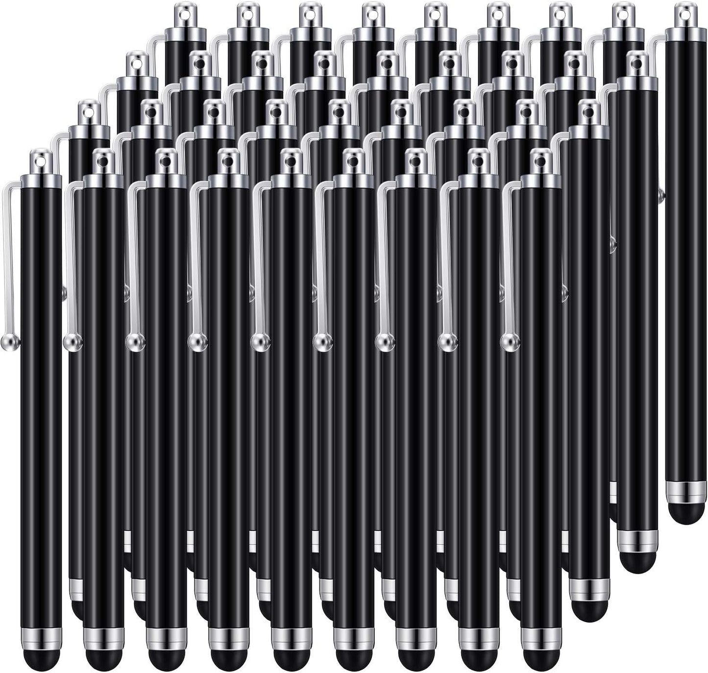 Outus 36 Pcs Stylus Pen for Universal Capacitive Touch Screens Devices, Stylus Pen Compatible with Tablet for Classroom Travel Olders Friendly(Black)