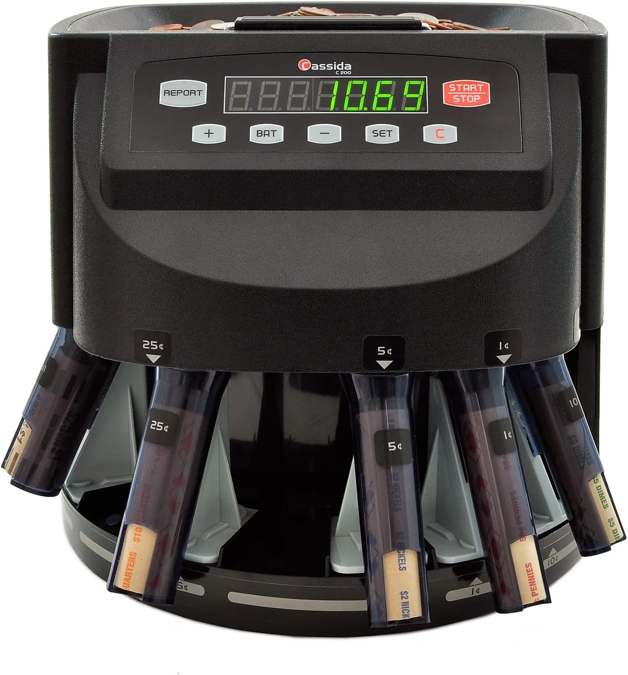 Cassida C200CAD Canadian Coin Counter/Sorter/Roller