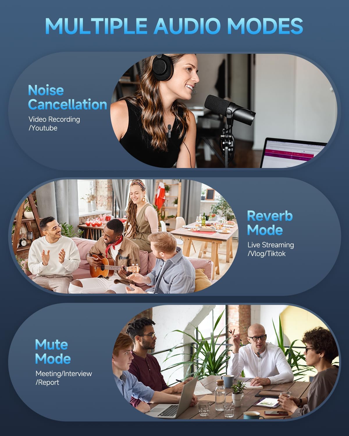 Professional Wireless Mini Microphone for iPhone, iPad, Android Phone, Cordless Omnidirectional Lavalier Lapel Mic, Plug-Play Microphone for Interview Video Podcast Vlog YouTube