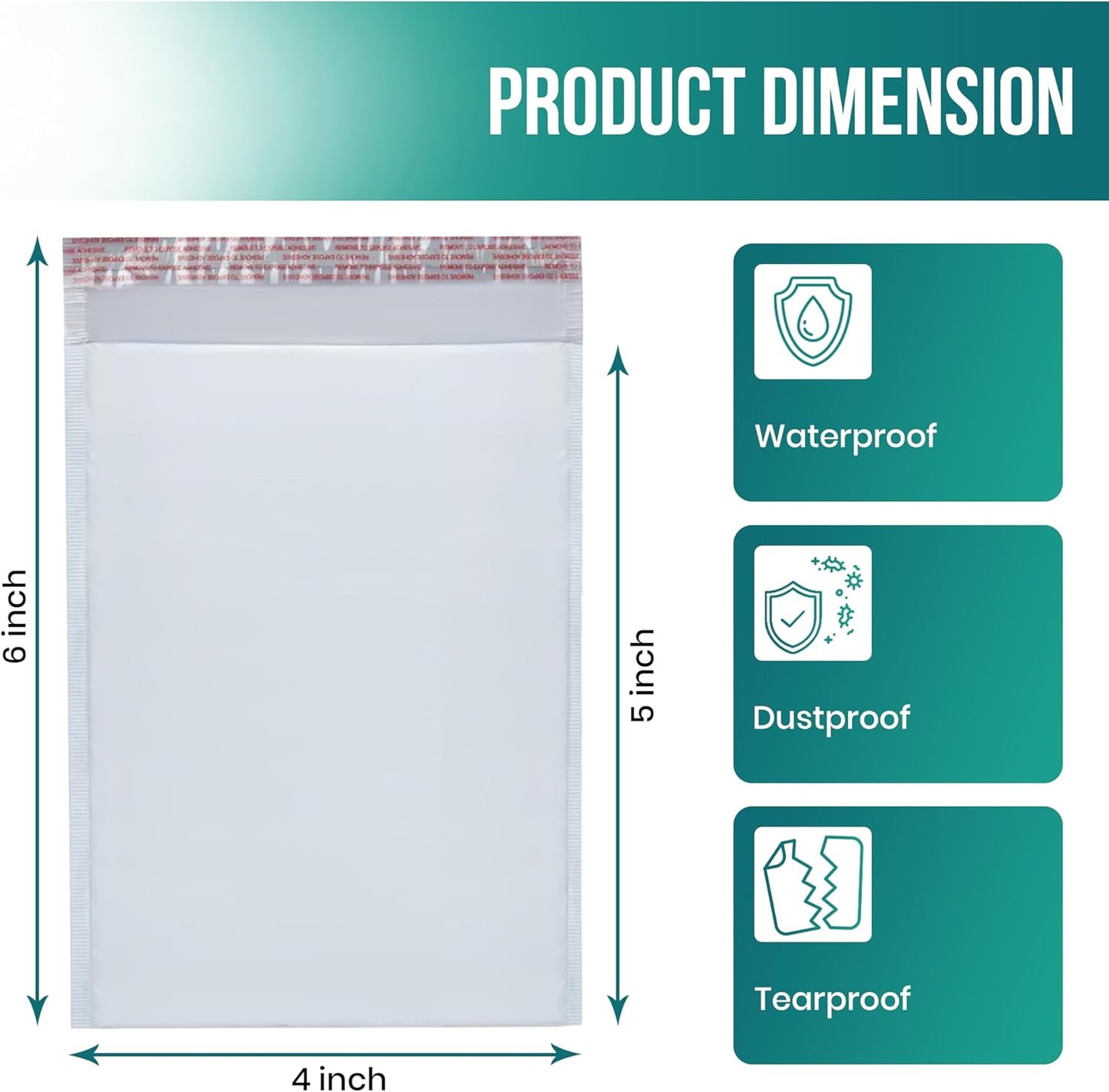 Levex - #0000 4" x 6" [150 Pack] Poly Bubble Mailers, Padded Envelope Mailers, Packing Envelope & Mailing Bags for Shipping