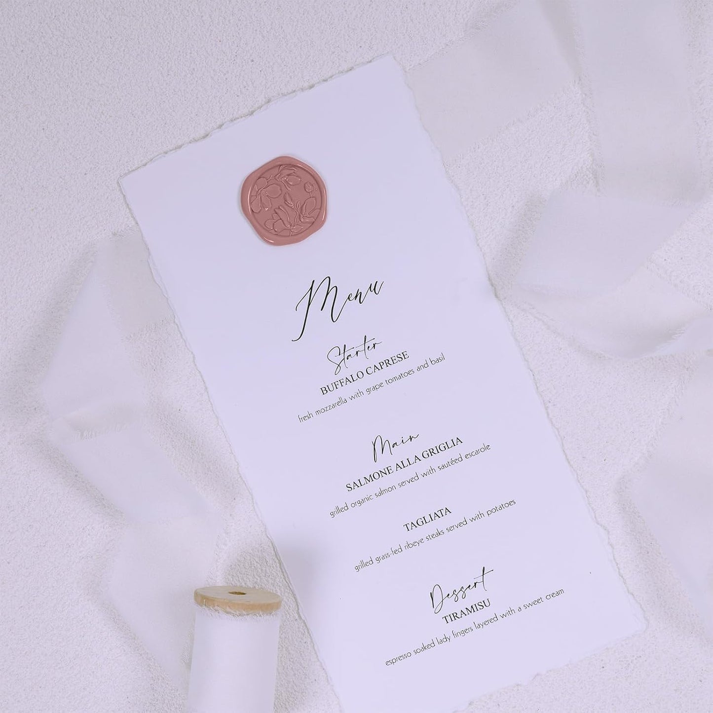 UNIQOOO Dusty Mauve Sealing Wax Sticks for Wax Seal Stamp - Perfect for Wedding Invitations, Cards Envelopes, Snail Mails, Wine Packages, Christmas Gift Ideas, Pack of 8