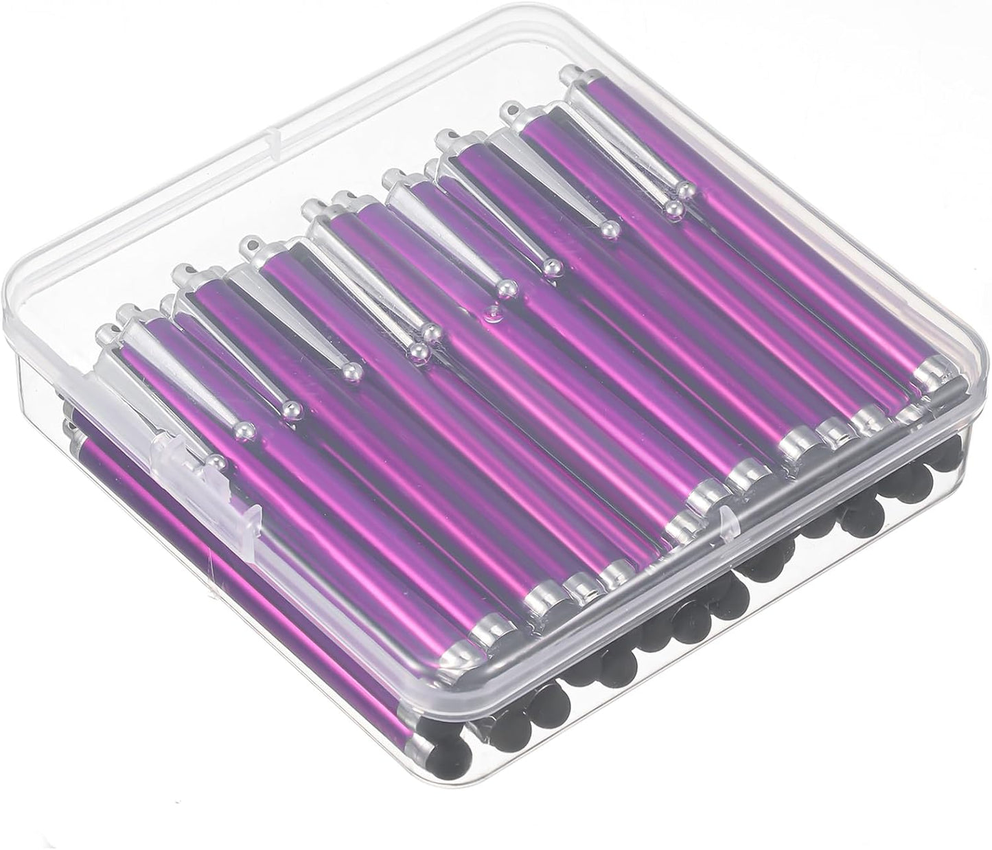Outus 36 Pcs Stylus Pen for Universal Capacitive Touch Screens Devices, Stylus Pen Compatible with Tablet for Classroom Travel Olders Friendly(Purple)