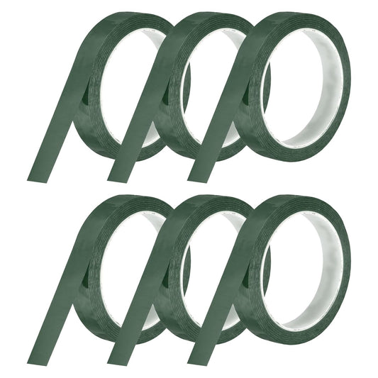 MECCANIXITY 6 Rolls Whiteboard Tape Graphic Chart Tape 18mm 54.7 Yard Art Tape Thin Self-Adhesive Pinstripe Tape Masking Tape for Gift Wrapping Craft Supplies, Green