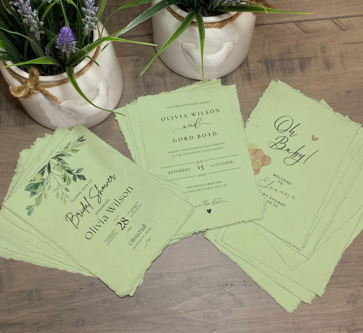 Wanderings A5 Handmade Deckled Edge Cotton Paper - Cold Pressed Texture - Paint, Watercolor, Writing, Printer - Cards, Invitations, Menus, Arts and Crafts. 50 Pack White 150gsm - 8.25"x11.7"