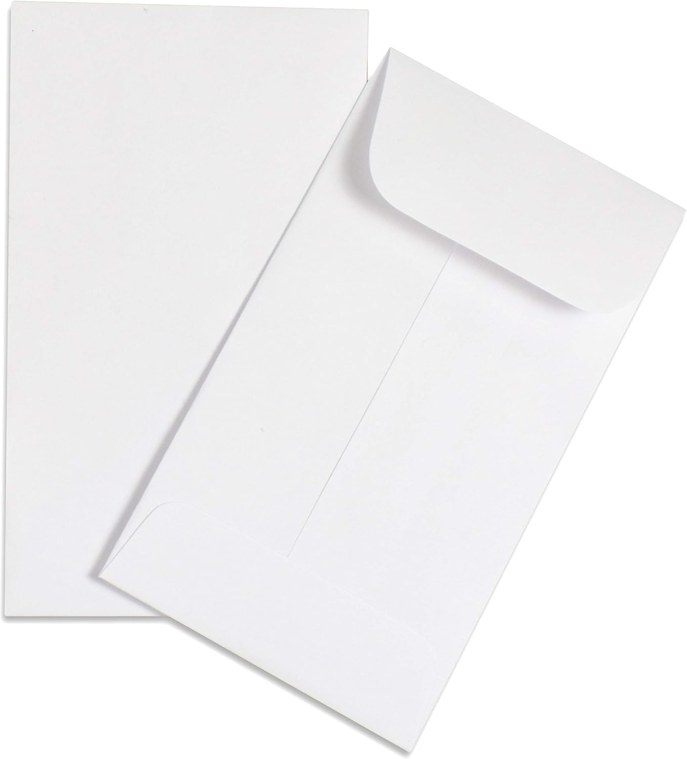 500 Guardian #3 Paper Coin Envelopes - Blank Small Envelopes for Coins, Receipts, Stamps, Small Parts Storage, & More – 2-1/2” x 4-1/4” Cash Envelopes – Gummed Flap Gift Card Holder Envelope