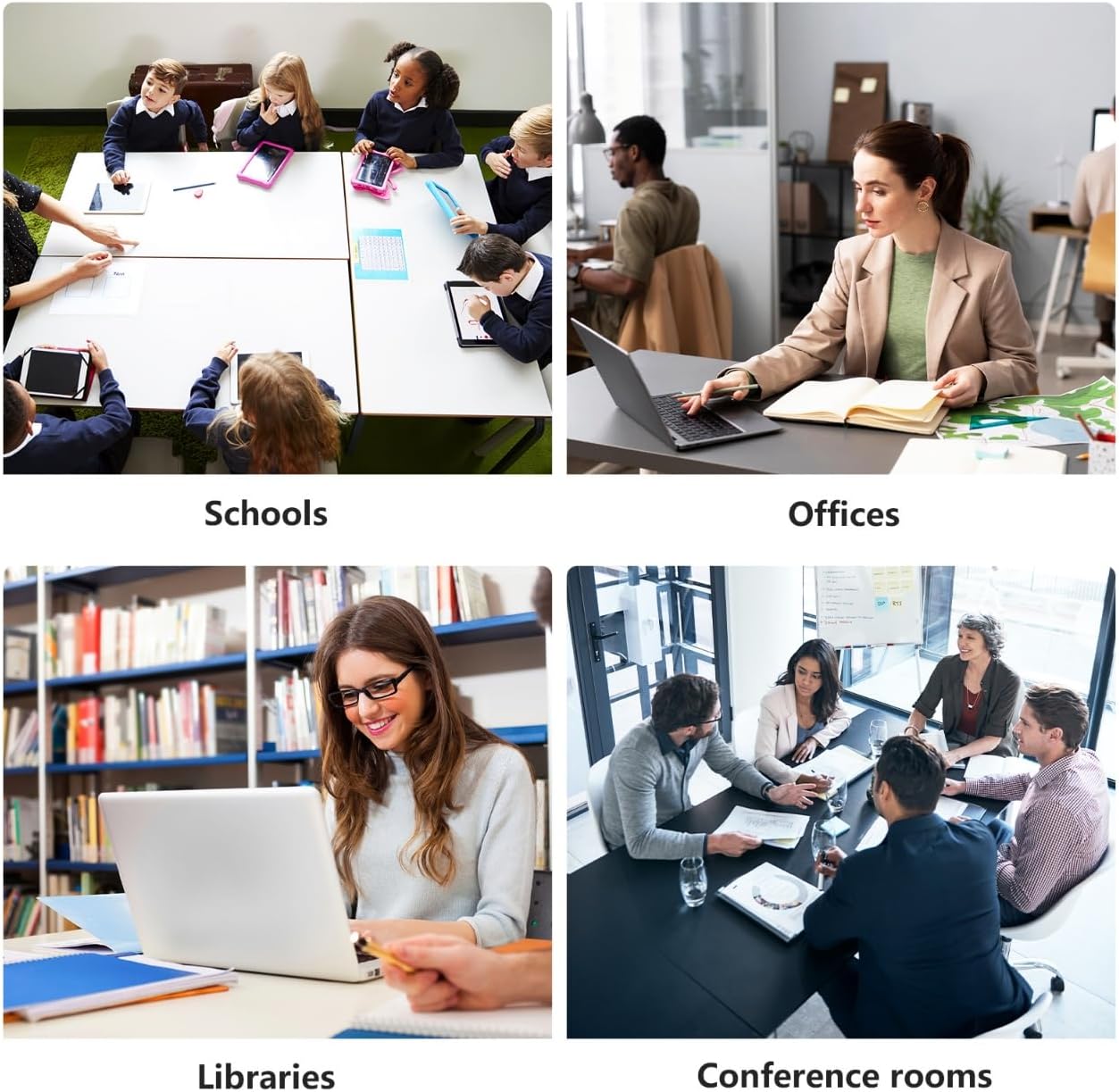 Conference Room Table, Folding Conference Tables,Thicken Grey Tabletop,Flip Top Wooden Seminar Meeting Room Table for Conference Room Offices (10, BlackWoodGrain, 70.8”)