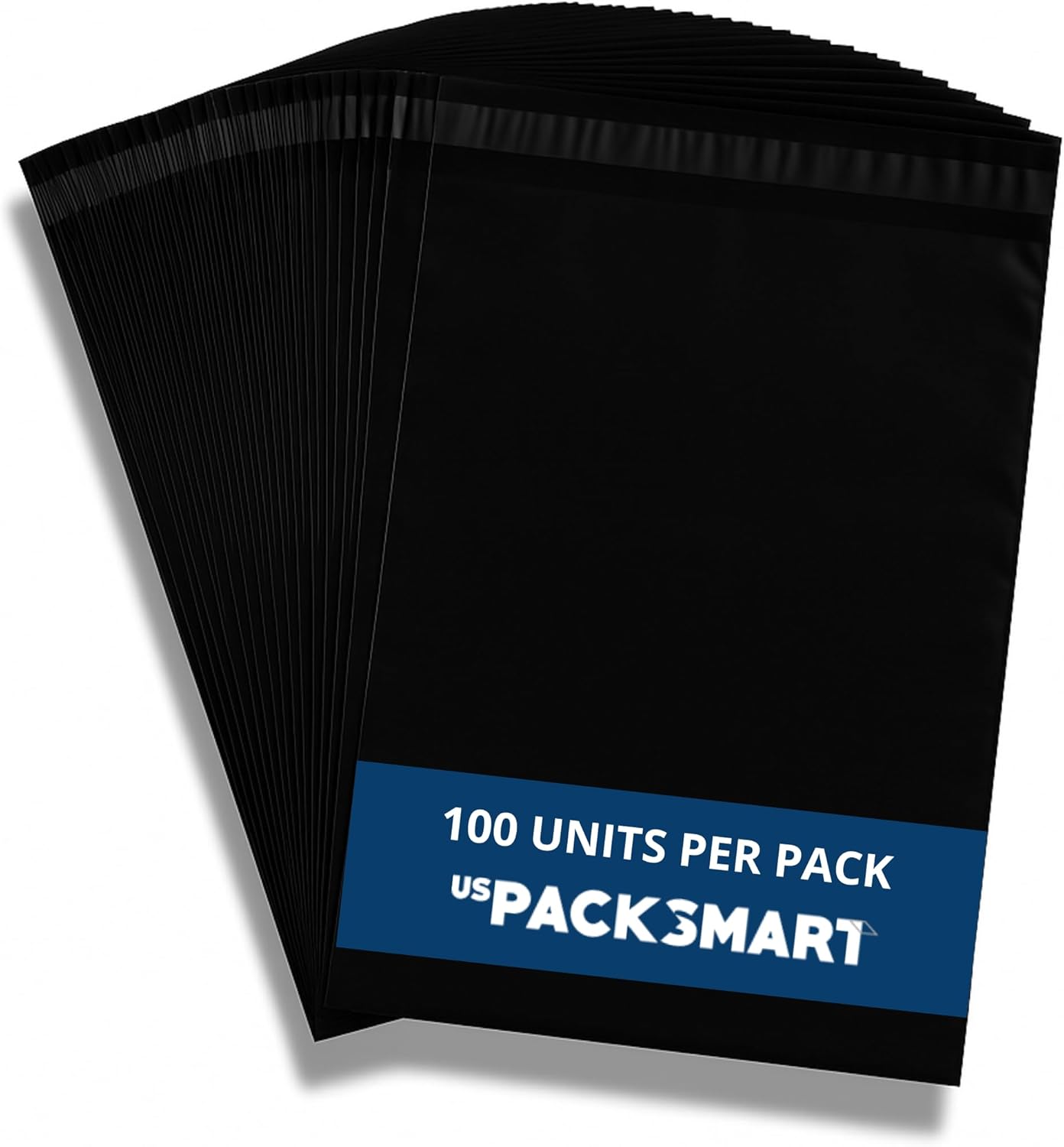 Black Plastic Poly Mailers 9"x12" | Shipping Bags for Clothing, Books & Accessories | Durable Shipping Envelopes | Waterproof and Tear-Proof with Strong Self-sealing Adhesive | 100-Pack