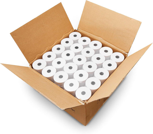 Paper Rolls One-Ply Adding Machine/Calculator 2-1/4" x 150 ft White 100/Ctn