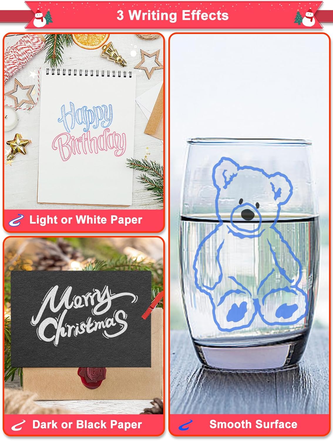 Outline Shimmer Markers, 28 Glitter Metallic Gel Pens for Coloring, Tween Teen Girl Gifts Trendy Stuff, Halloween Basket, Birthday Party, Cool Fun Art Crafts Supplies for Kids Girls Ages 8 10 12 14 16