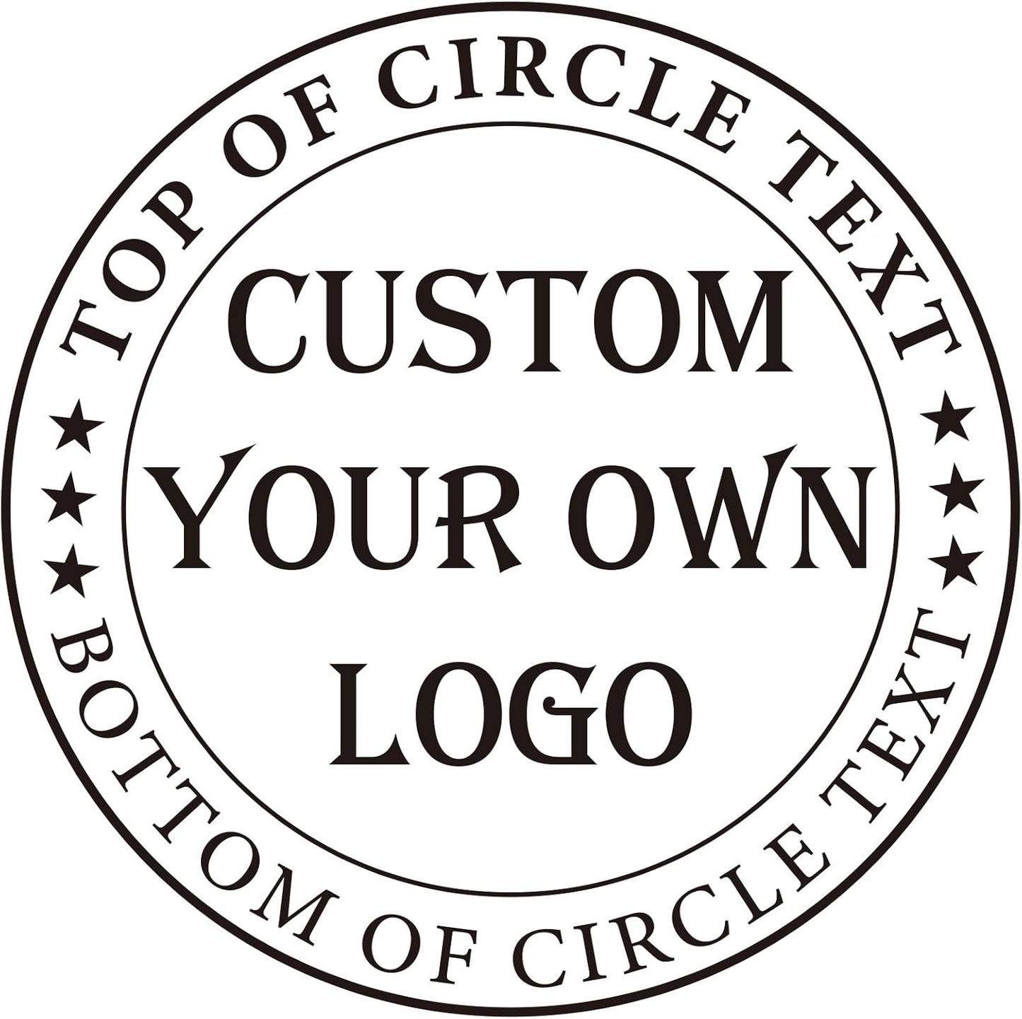 Custom Logo Embosser | Personalized Book Embosser | Self Ink Rubber Stamp from The Library of | Customizable Stamp (Upload Logo 7)