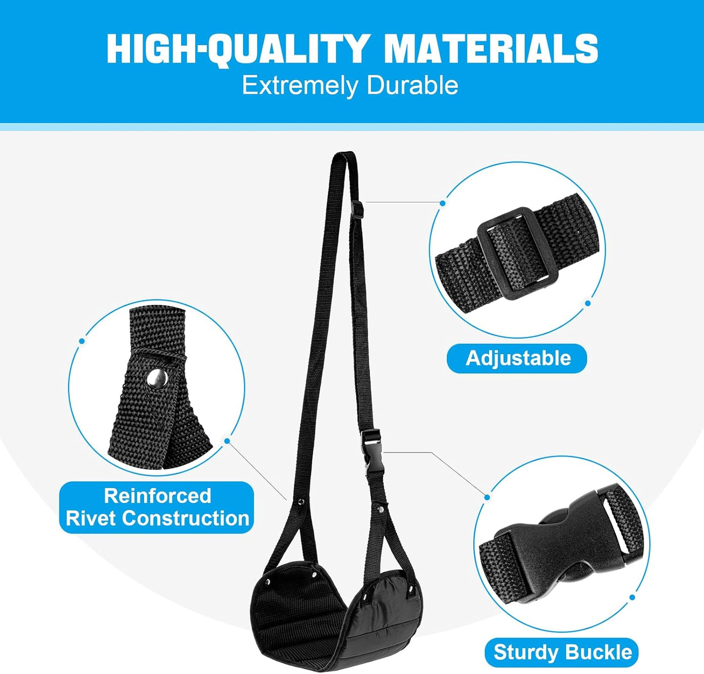 2 Pack Airplane Foot Rest,Portable Airplane Foot Hammock for Under Desk at Work to Relax Your Feet,Adjustable Memory Foam Foot Rest for Air Travel with Ear Plugs and Eye Mask