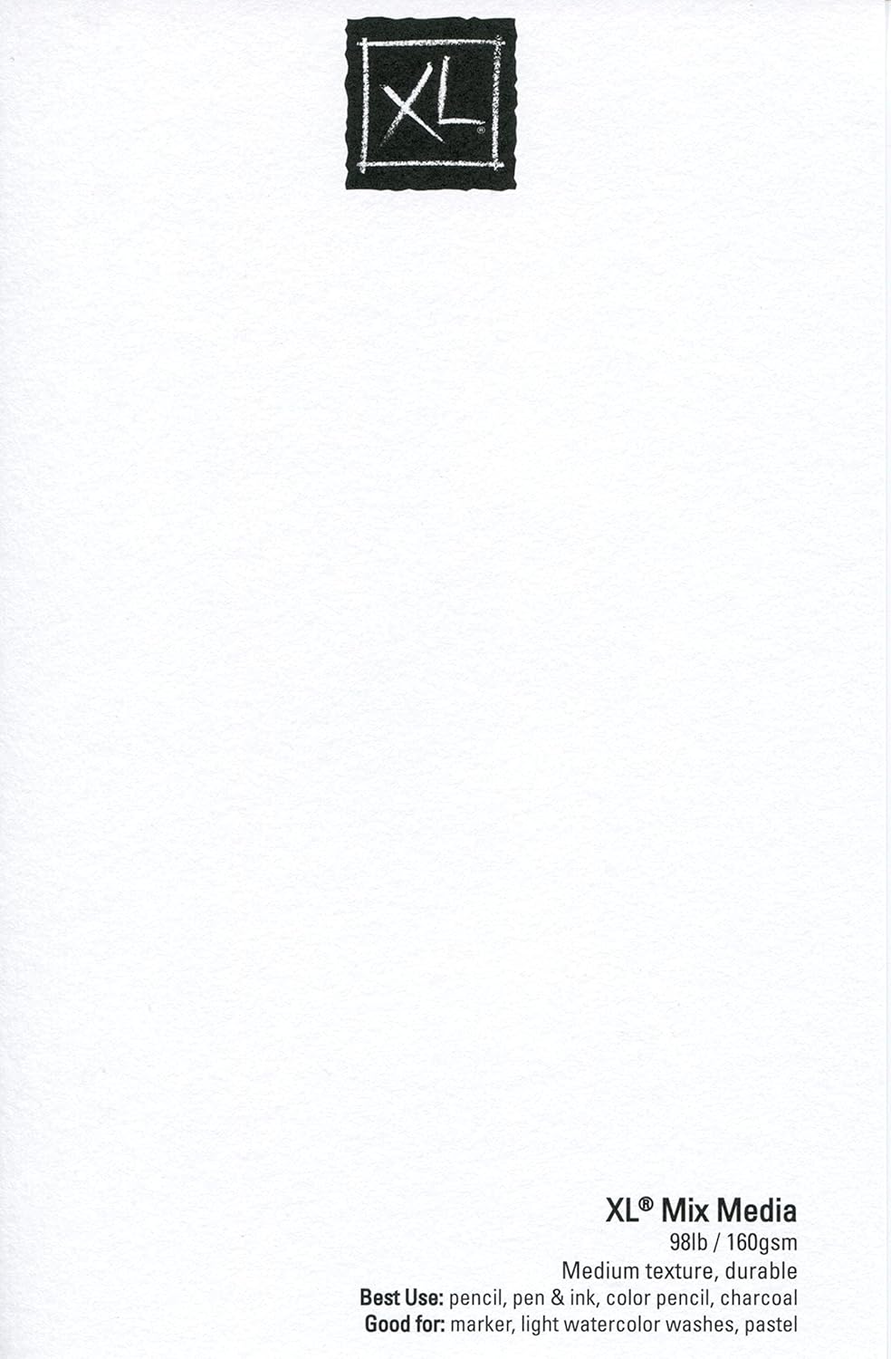 Canson XL Series Mixed Media Pad, Side Wire, 11x14 inches, 60 Sheets – Heavyweight Art Paper for Watercolor, Gouache, Marker, Painting, Drawing, Sketching