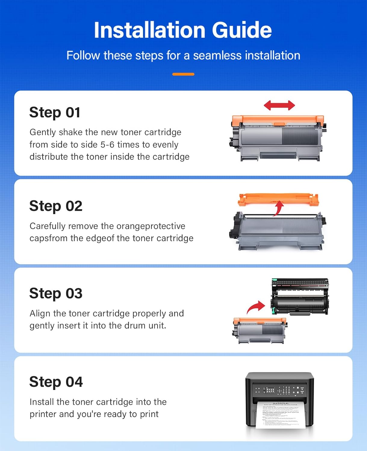DR420 Drum Unit(Not Toner)Replacement Compatible for Brother DR420 DR-420 Imaging Drum HL-2270DW HL-2280DW HL-2230 MFC-7360N MFC-7860DW DCP-7065DN Intellifax 2840 2940 MFC-7240 HL-2240D Printer 2-Pack