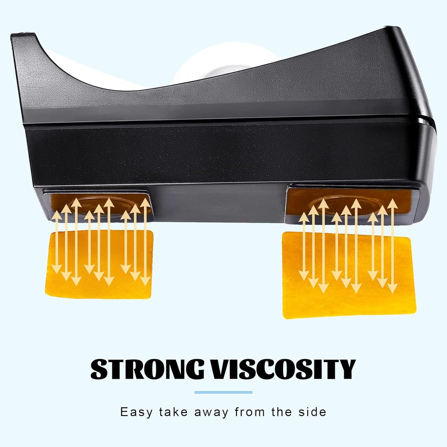 3 Pack Desktop Tape Dispenser Tape Roll Non Skid Base Tape Dispensers for Office Home School (Tape Not Included)