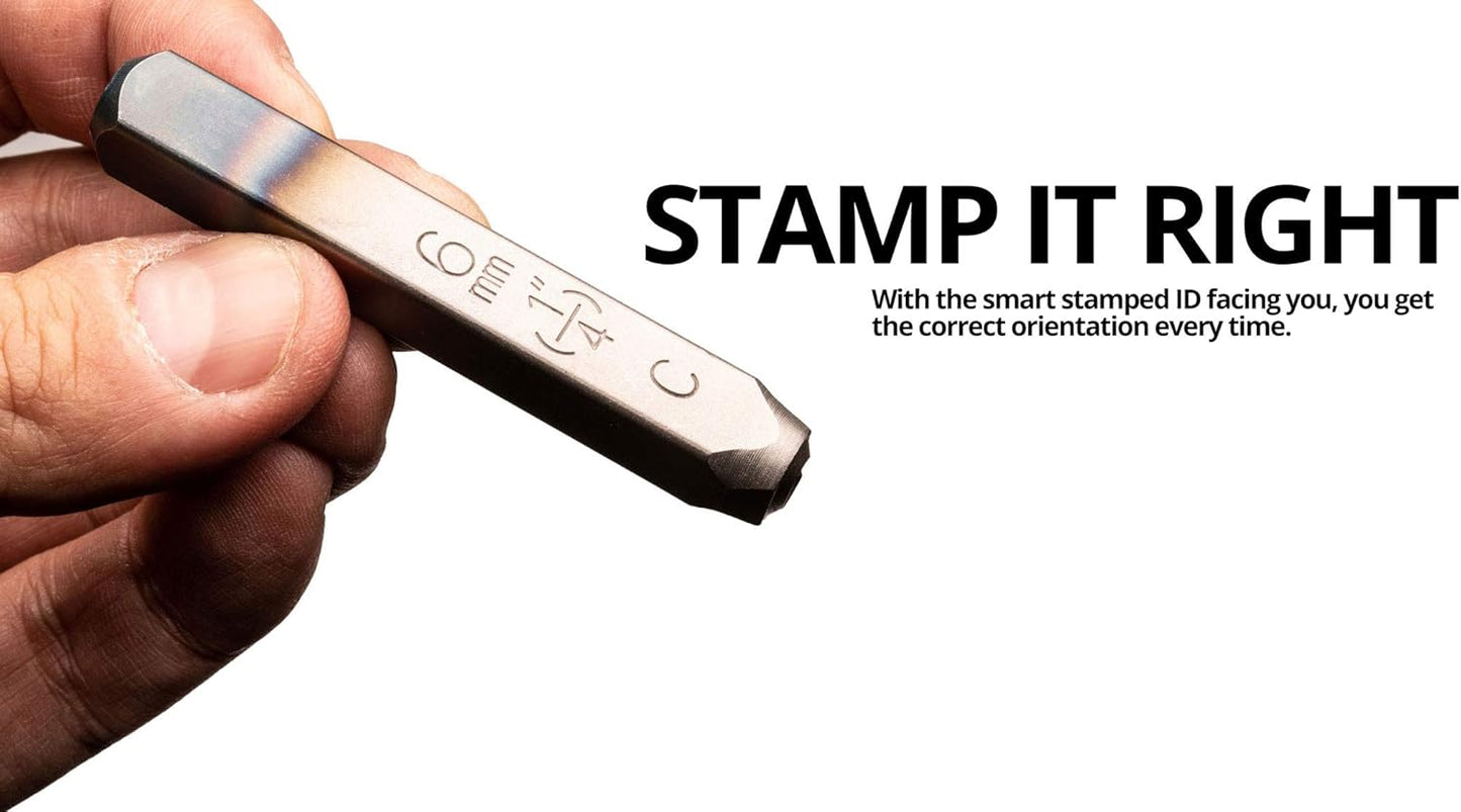 Capri Tools Professional 1/4 in. Letter and Number Stamp Set, 36-Piece