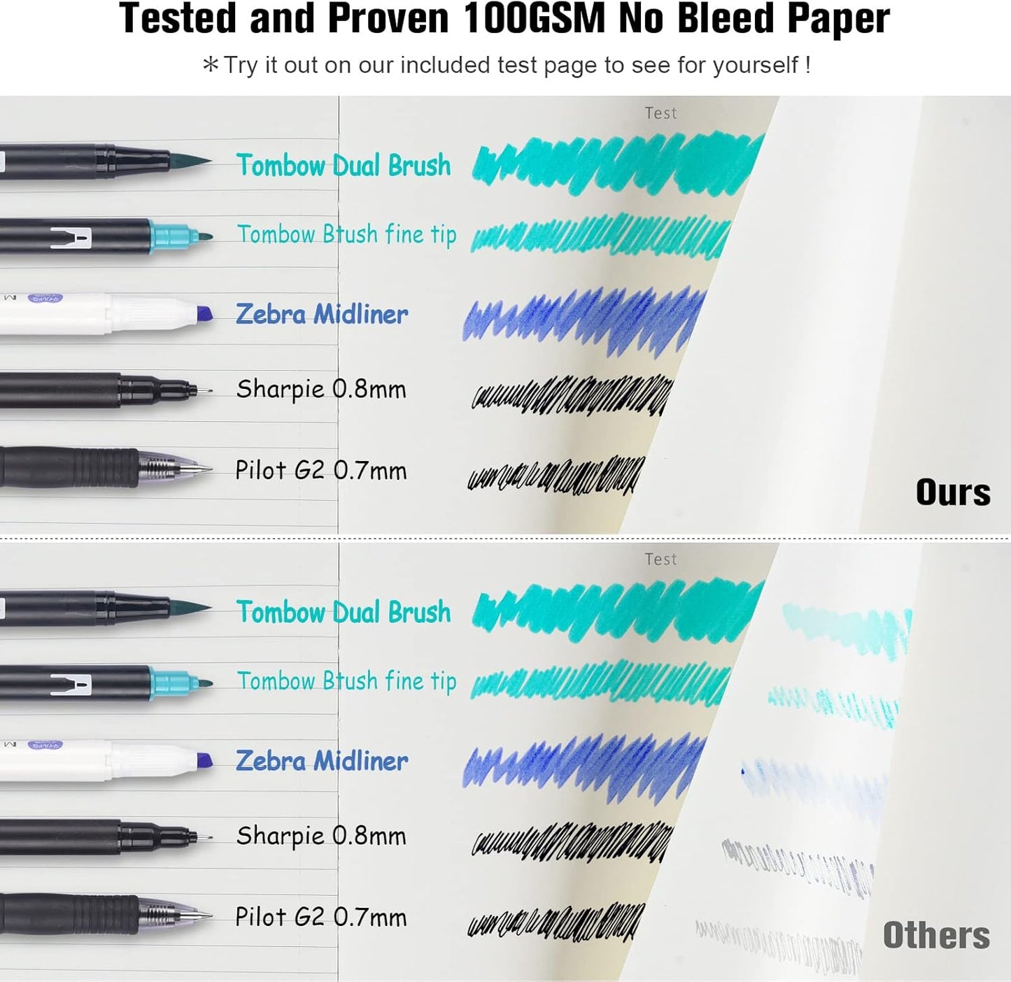 College Ruled Notebook, Large B5 Lined Journal Notebook, 314 Numbered Pages Work Notebook with Index Stickers, 100gsm Thick Paper, Hardcover Vegan Leather Journal for Women Men School Office, Black