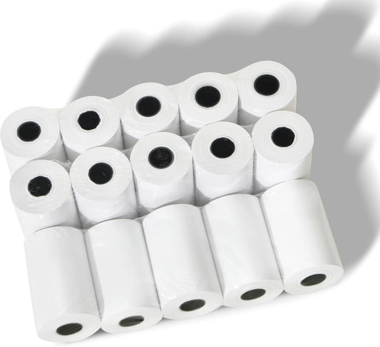 2-1/4"" x 75' Thermal, 20 Rolls, Compatible with Verifone Vx520, Ingenico ICT220 ICT250, First Data FD400, Veeder Root TLS350, and More