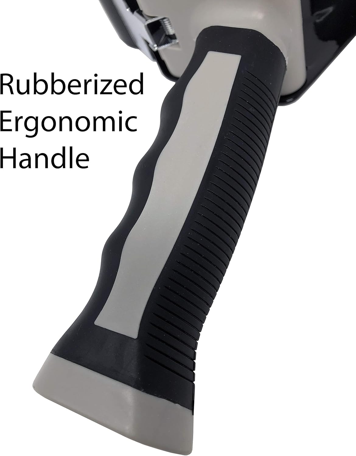 Clipco Tape Dispenser Gun with Packing Tape Included and Rubberized Handle (Pack of 3) (Black-Gray)