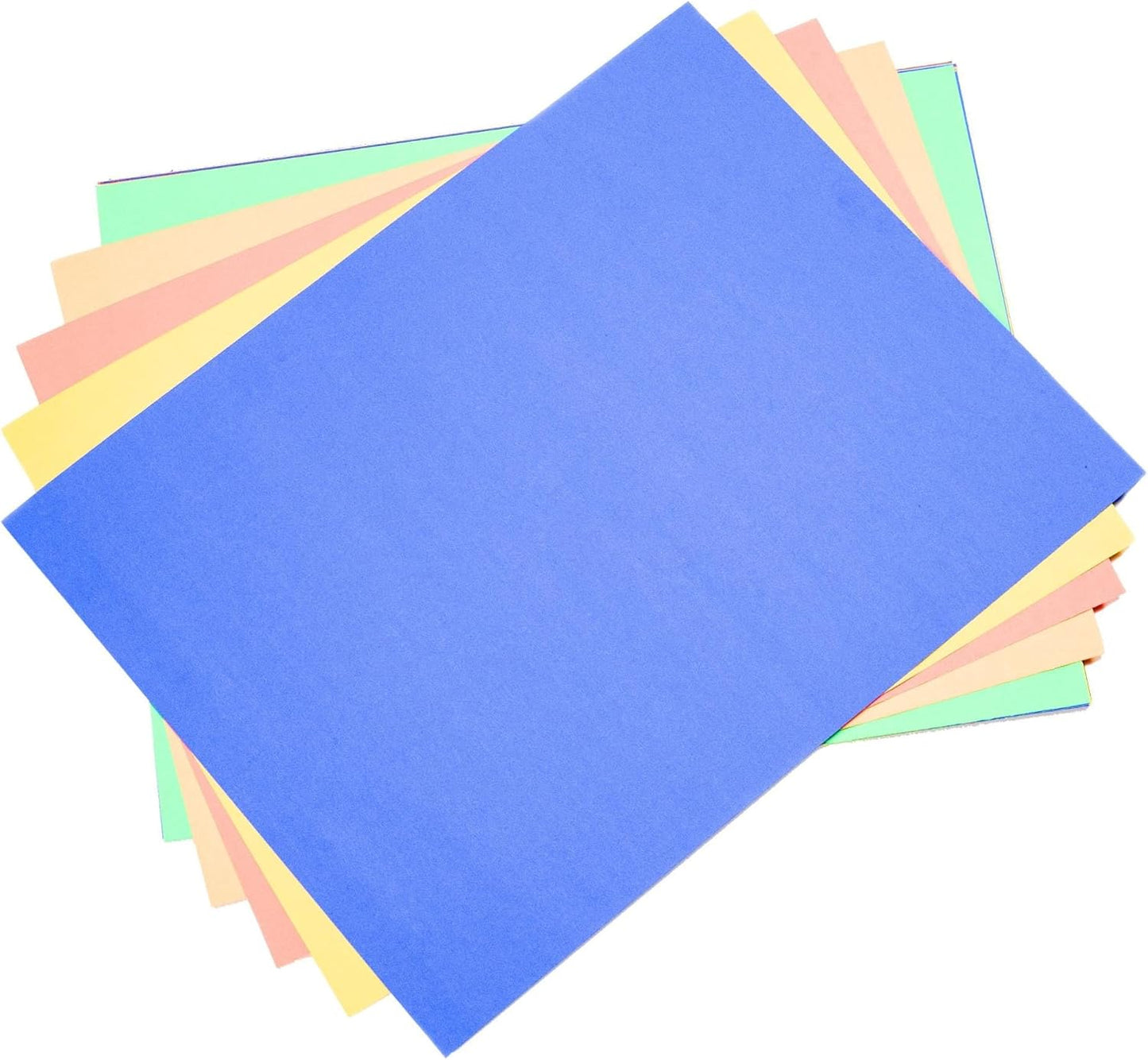 School Smart Railroad Poster Board Paper, 22 x 28 Inches, 4-Ply, Assorted Colors, Pack of 25