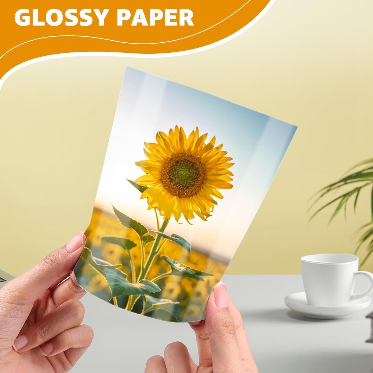 ZBEIVAN 11x14 Photo Paper, Glossy Photo Papers 25 Sheets, 11 x 14 Inkjet Printer Photo Paper for Dye Ink, 200 GSM