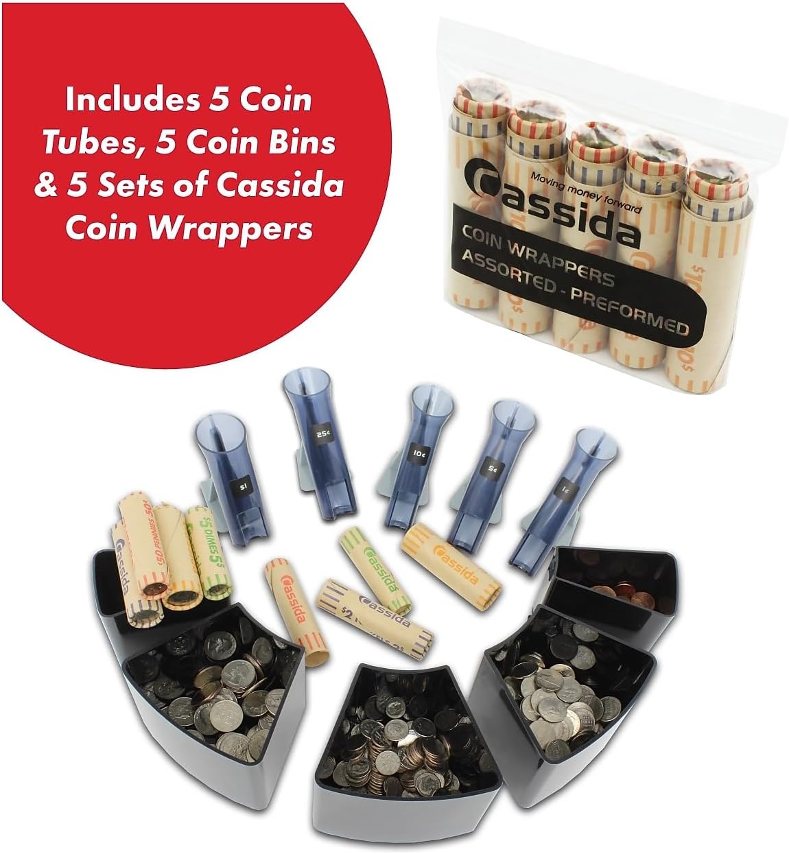 Cassida C200CAD Canadian Coin Counter/Sorter/Roller