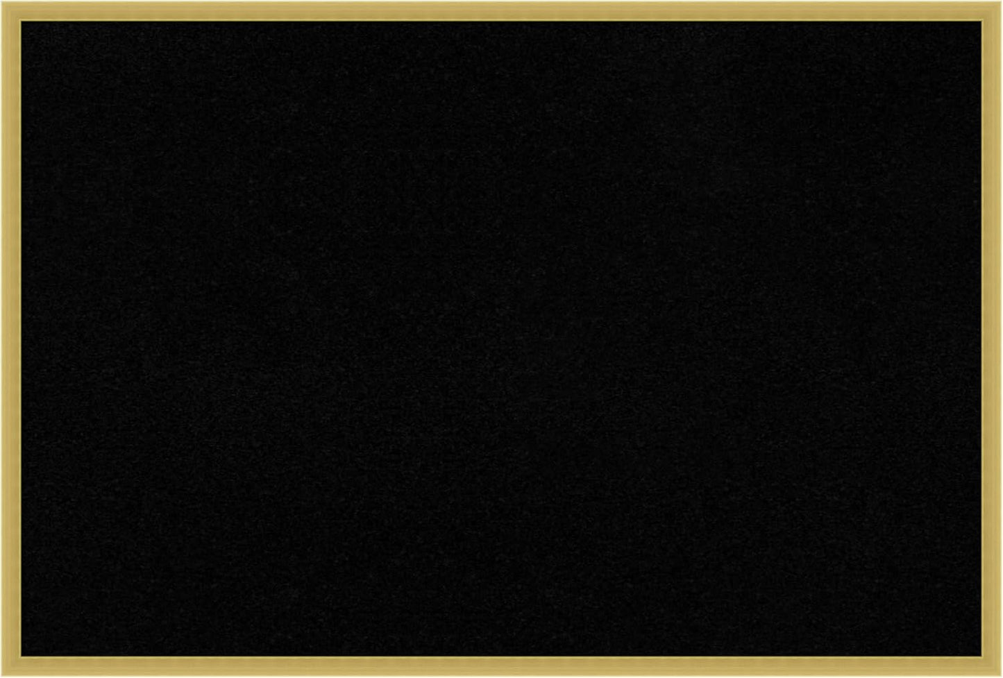 Amanti Art Black Cork Board for Wall, 25x37 Vision Board with Gold Wood Frame, Large Corkboard Office Decor for Home Organization, Modern Contemporary Corkboard Pinboard to display items for home