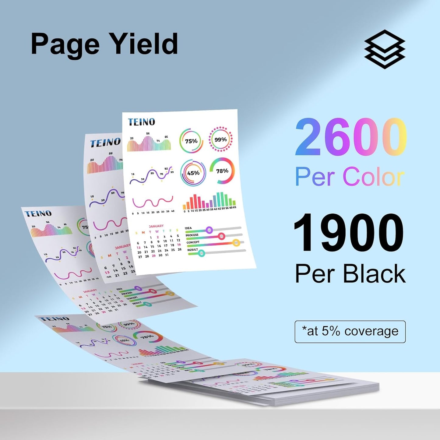 TEINO 802XL Ink Cartridges Combo Pack for Epson Printer Remanufactured Replacement for Epson 802 802XL Ink Cartridges for Epson Workforce Pro WF-4730 WF-4720 WF-4734 WF-4740 EC-4020 EC-4030 (4-Pack)