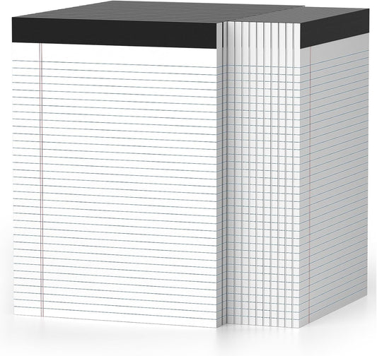 24 Pcs Legal Pads 8.5" x 11" College Ruled Note Pads 8.5 x 11.75 Inch Micro-Perforated Notepad 720 Sheets in Total Lined Writing Paper Notebook for Office, School Supplies & To-Do Lists 30 Sheets/Pad