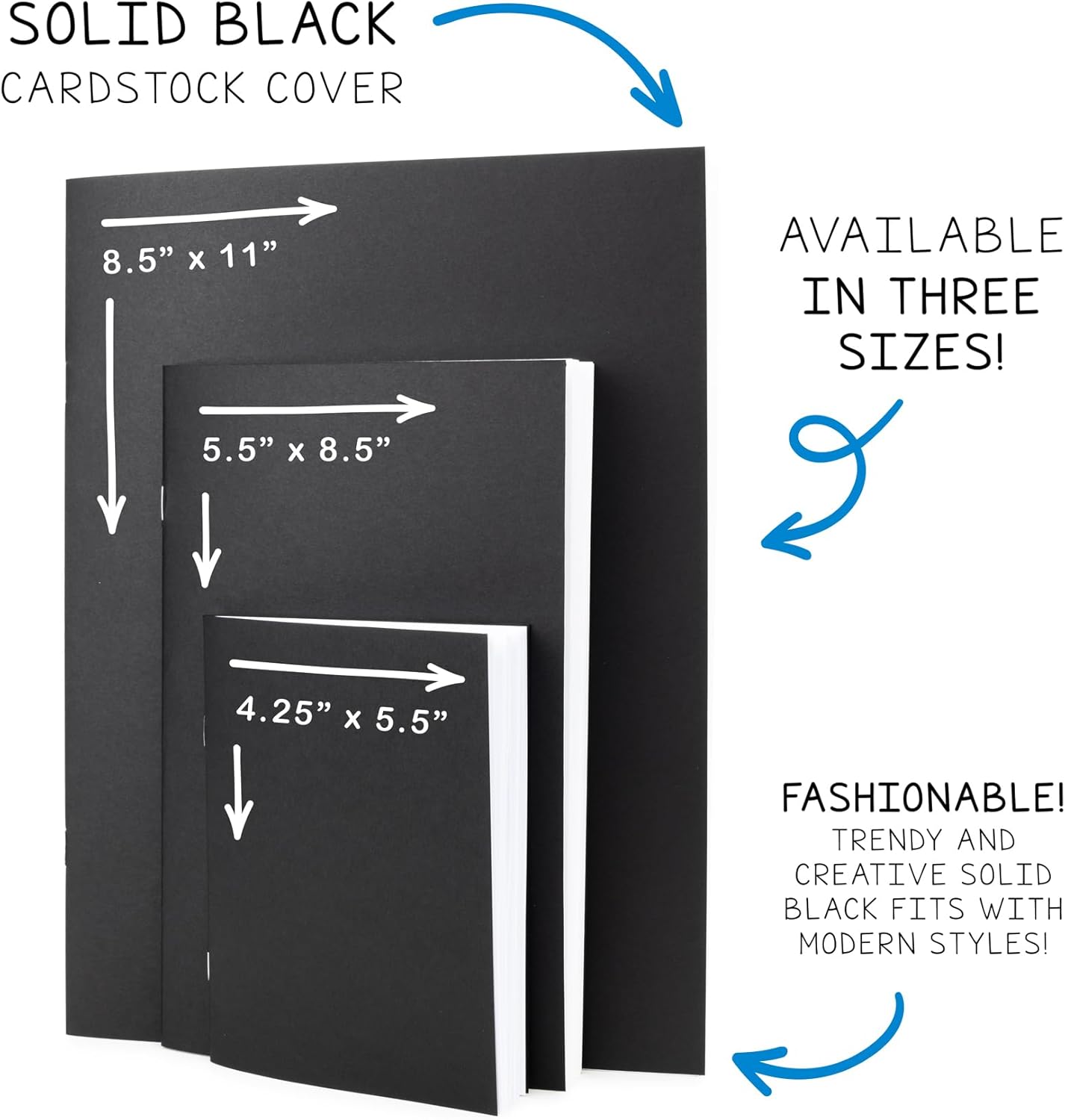 Hygloss Blank Books 8.5 x 11 Inches - 20 Pack – Kraft Color Paperback for Drawing & Writing – Empty Books for Journaling, Sketching or Arts & Craft