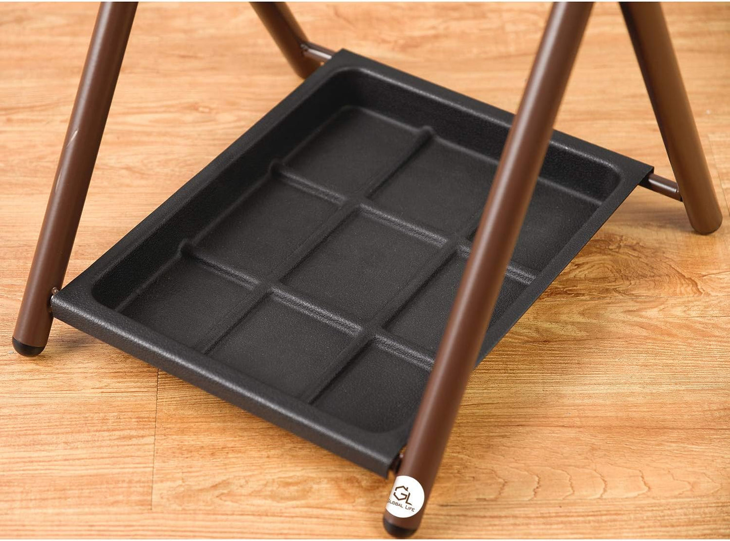 Folding Umbrella Storage Stand Rack Holder Organizer Bin for Entryway Home Commercial Office Décor with Drip Tray