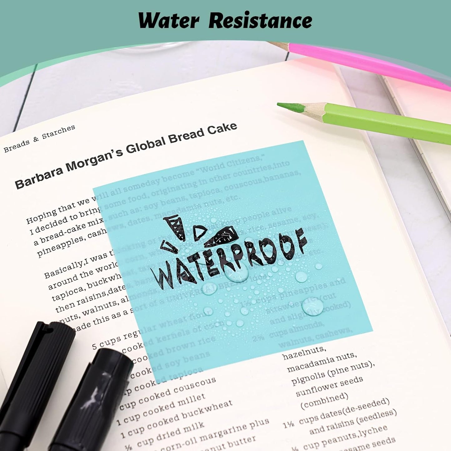 ‎SYMDROMIA Transparent Sticky Notes, 3"x3" Clear Post Translucent Sticky Notes with See Through Self-Adhesive Sticky Pads for Office School College Supplies, 800 Sheets Forest Green