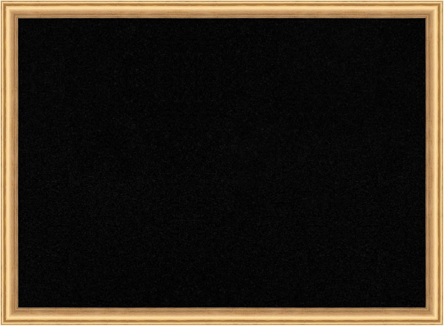 Amanti Art Black Cork Board for Wall, 22x30 Vision Board with Gold Wood Frame, Medium Corkboard Office Decor for Home Organization, Casual Corkboard Pinboard to display items for home organization