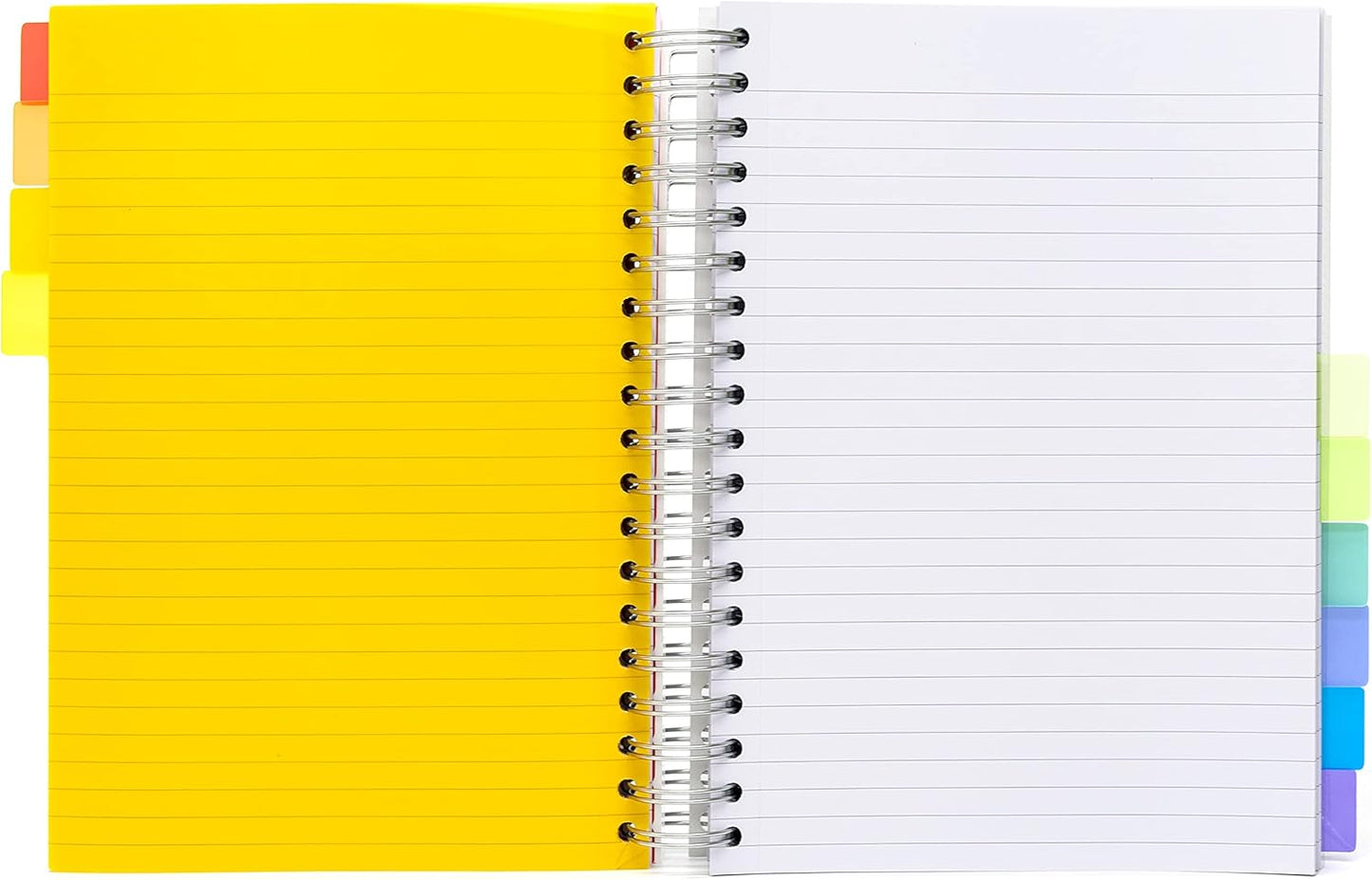 Pukka Pad B5 Subject Notebook with 10 Repositionable Dividers for Organization – 400 Perforated Pages of 80GSM Paper – 200 Sheet Notebook for School, Office, and Home – White, 7.48 x 9.84in