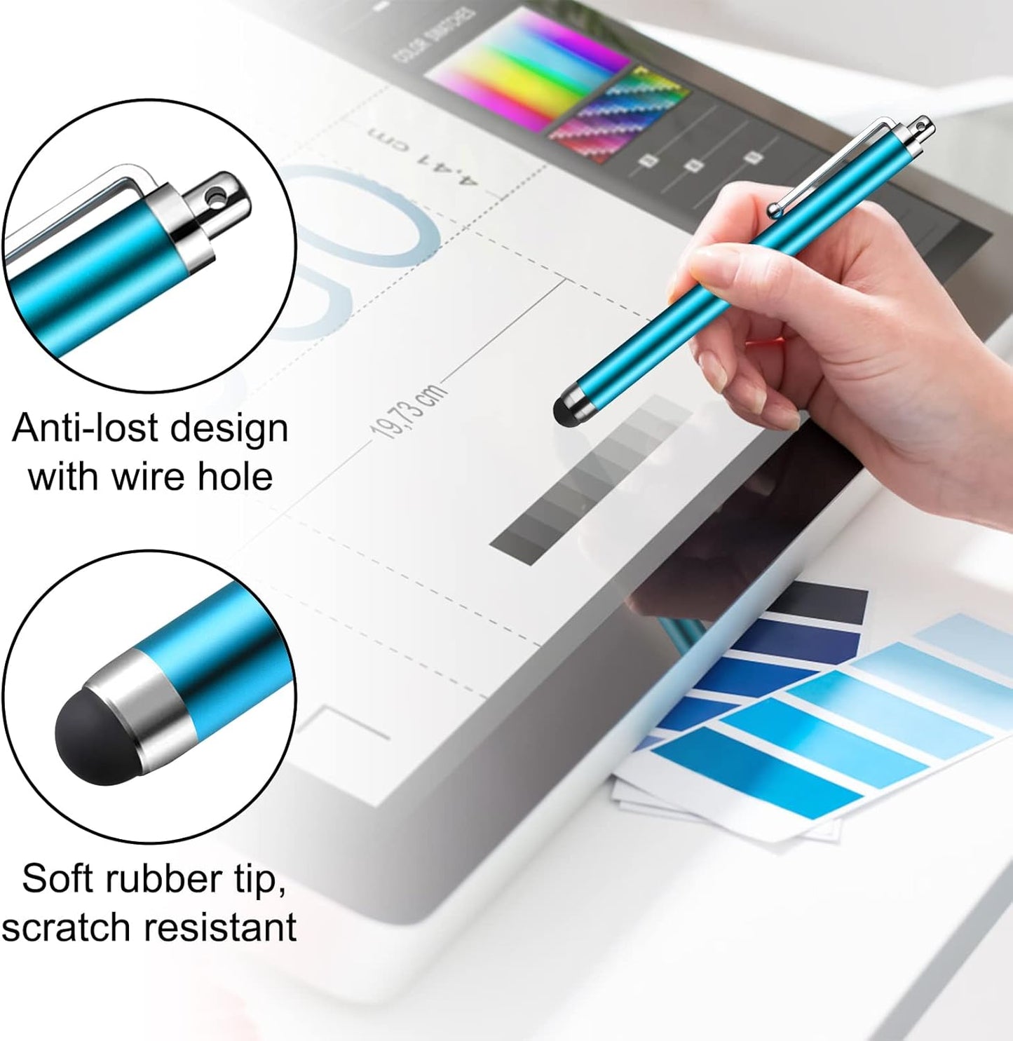 Stylus Pens for Touch Screens,SLKIJDHFB 30 Pack Universal Capacitive Touch Screen Pens for iPad,Tablets,Smartphones,All Universal Touch Screen Devices