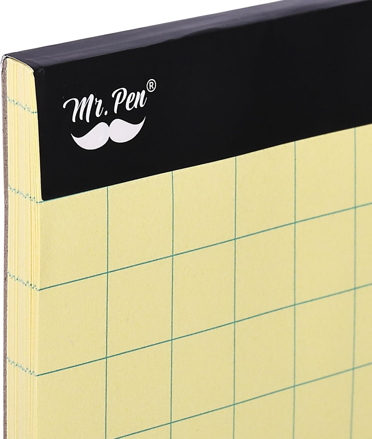 Mr. Pen- Graph Paper, 2x2 (2 Squares per inch), 8.5"x11", 55 Sheets, Yellow, Grid Paper, Graphing Paper, Math Graph Paper Pad, Grid Paper Pad, 1/2 Inch Graph Paper, Square Paper, Math Paper