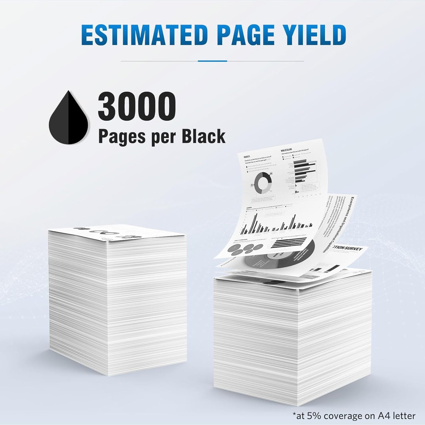 58A CF258A Toner Cartridge (with chip) Compatible Replacement for HP 58A CF258A 58X CF258X Laserjet MFP M428fdw M428dw M428fdn Pro M404n M404dn M404dw M404 M428 Toner Laser Jet Printer (Black 2-Pack)