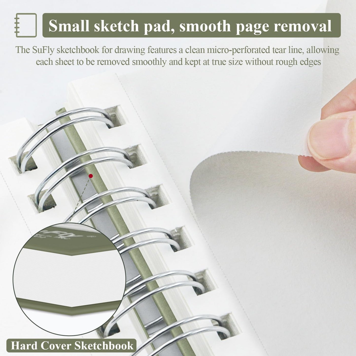 Sketch Book for Kids, Small Sketchbook, Sketch Book 5.5 X 8.5, Pack of 1 (68lb/100gsm), 100 Sheets Artist Sketch Pad, Acid Free Drawing Paper, Art Paper for Drawing and Painting & Adults.