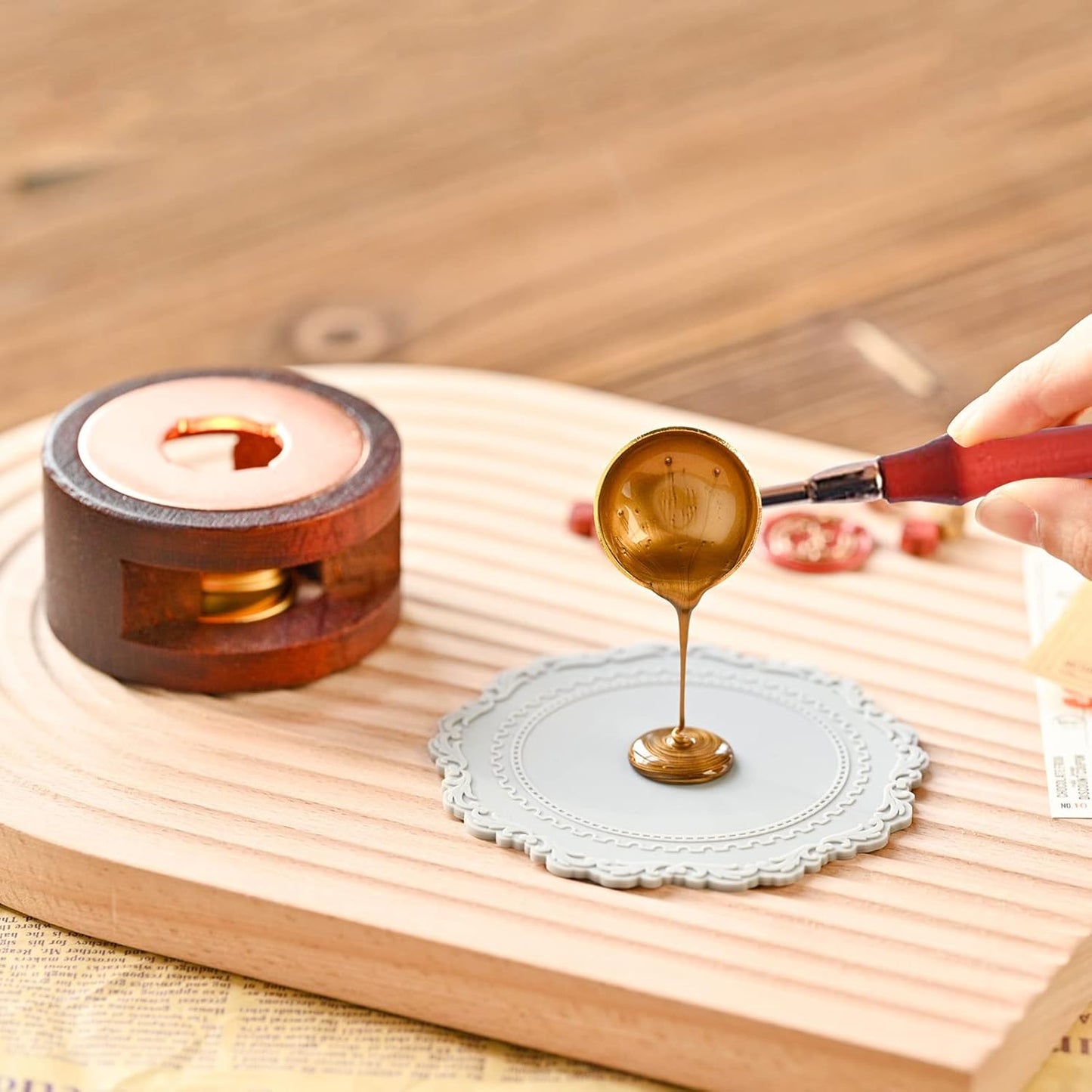 96 Colors Wax Seal Stamp Kit,2400Pcs Sealing Beads,All in one Wax Seal Kit with Sealing Stamps, Warmer,Spoon,Envelopes,Candles,Metallic Pen,for Wedding Invitations Wrapping Christmas Letters