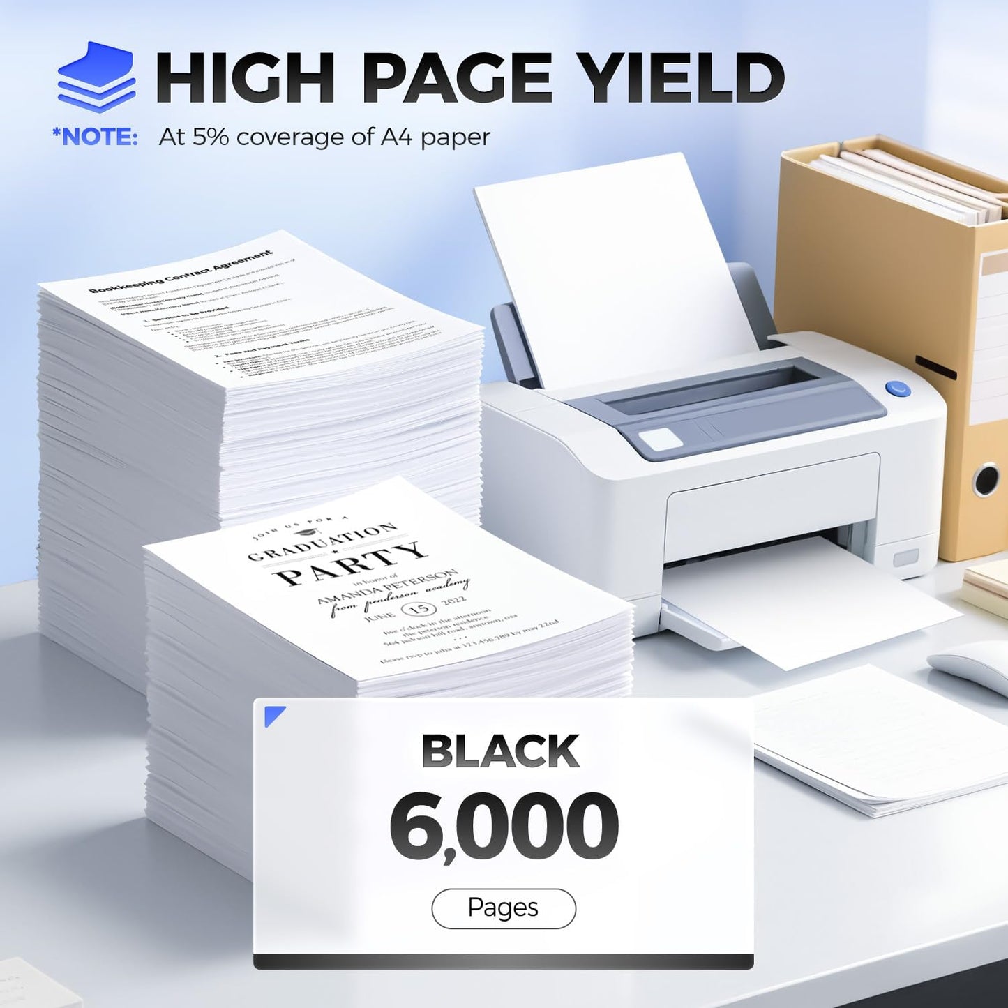 52D1000 Toner Cartridge Black with chip 1-Pack Replacement Compatible with Lexmark MS710n MS710dn MS711dn MS810n MS810dn MS810de MS810dtn MS811n MS811dn MS811dtn MS812de MS812dn MS812dtn Laser Printer