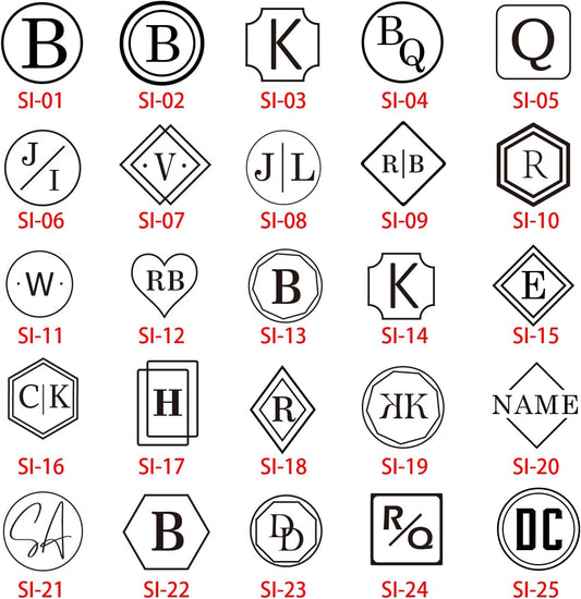 STAMTECH Custom Logo Embosser Stamp - Heavy Steel Embosser Stamp Design Your Own Logo or Emblem Perfect for Weddings Libraries Book Embosser